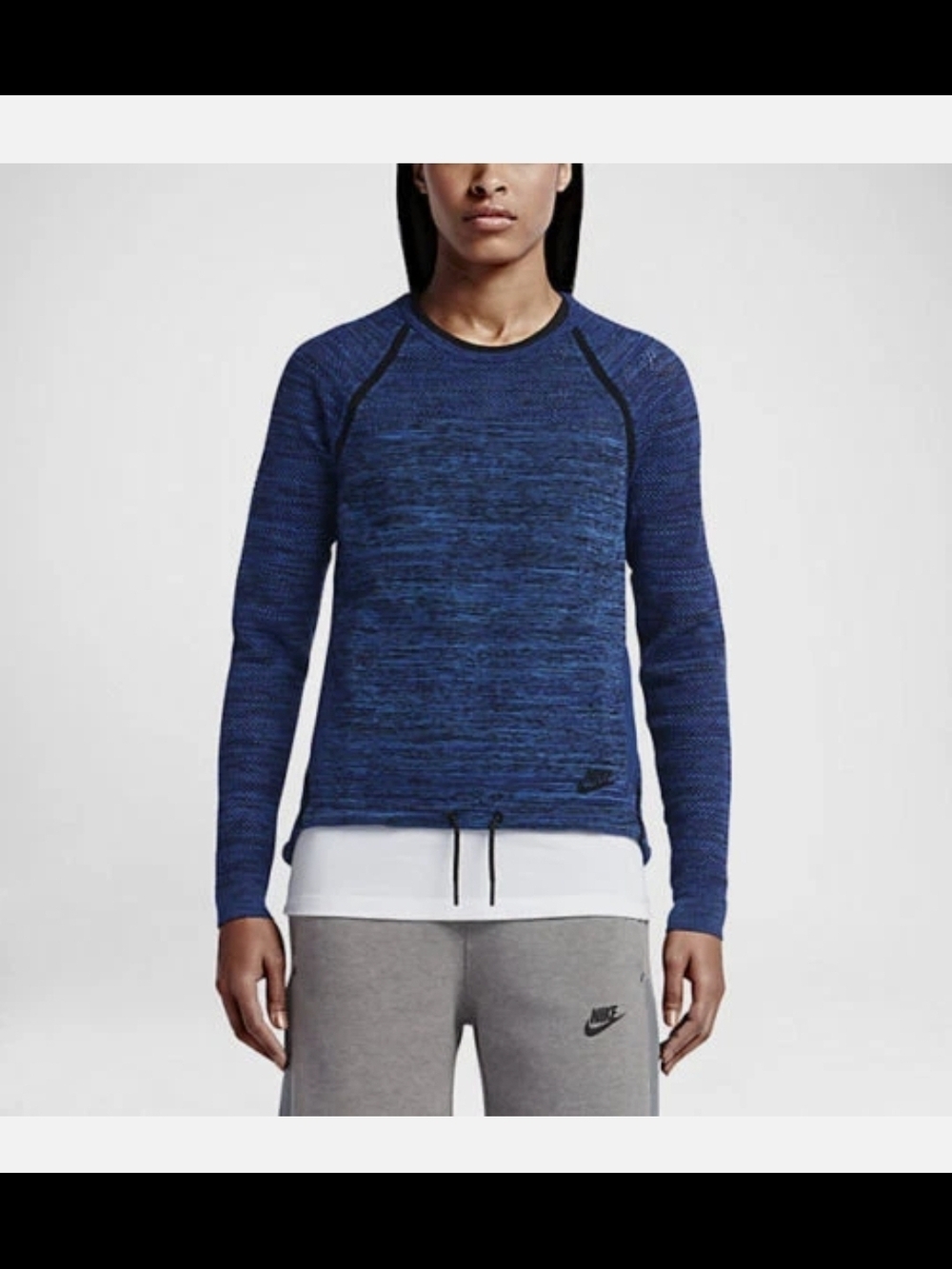 Nike 🔥Blue Marled 🔥Crewneck Sweatshirt🔥